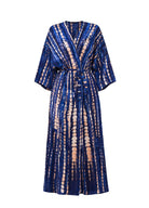 Kimono Plage Bleu | Peignoir d'Or