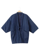 Manteau Kimono Noir | Peignoir d'Or Bleu Marine / M
