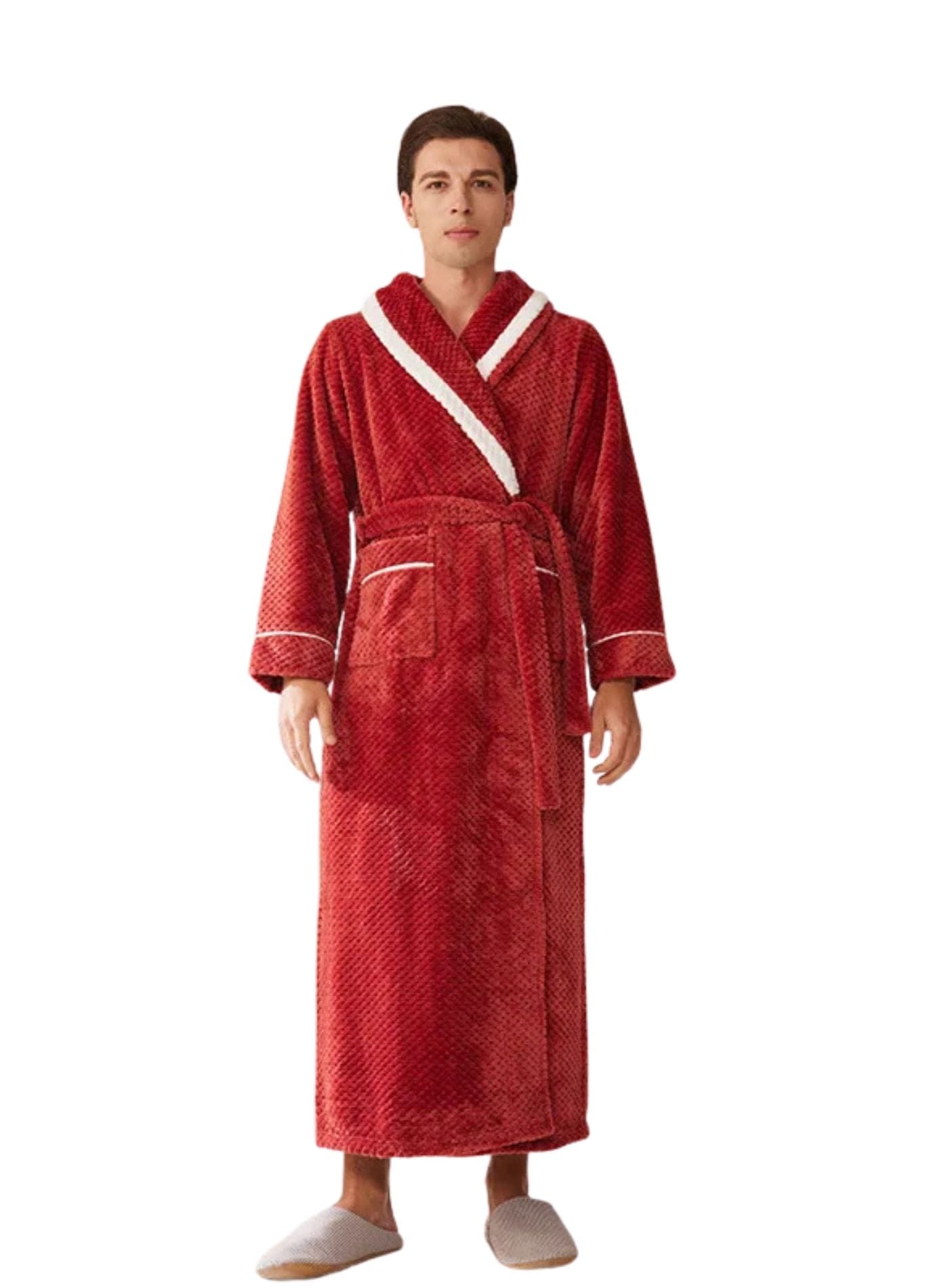 Peignoir Bain | Peignoir d'Or Rouge / M