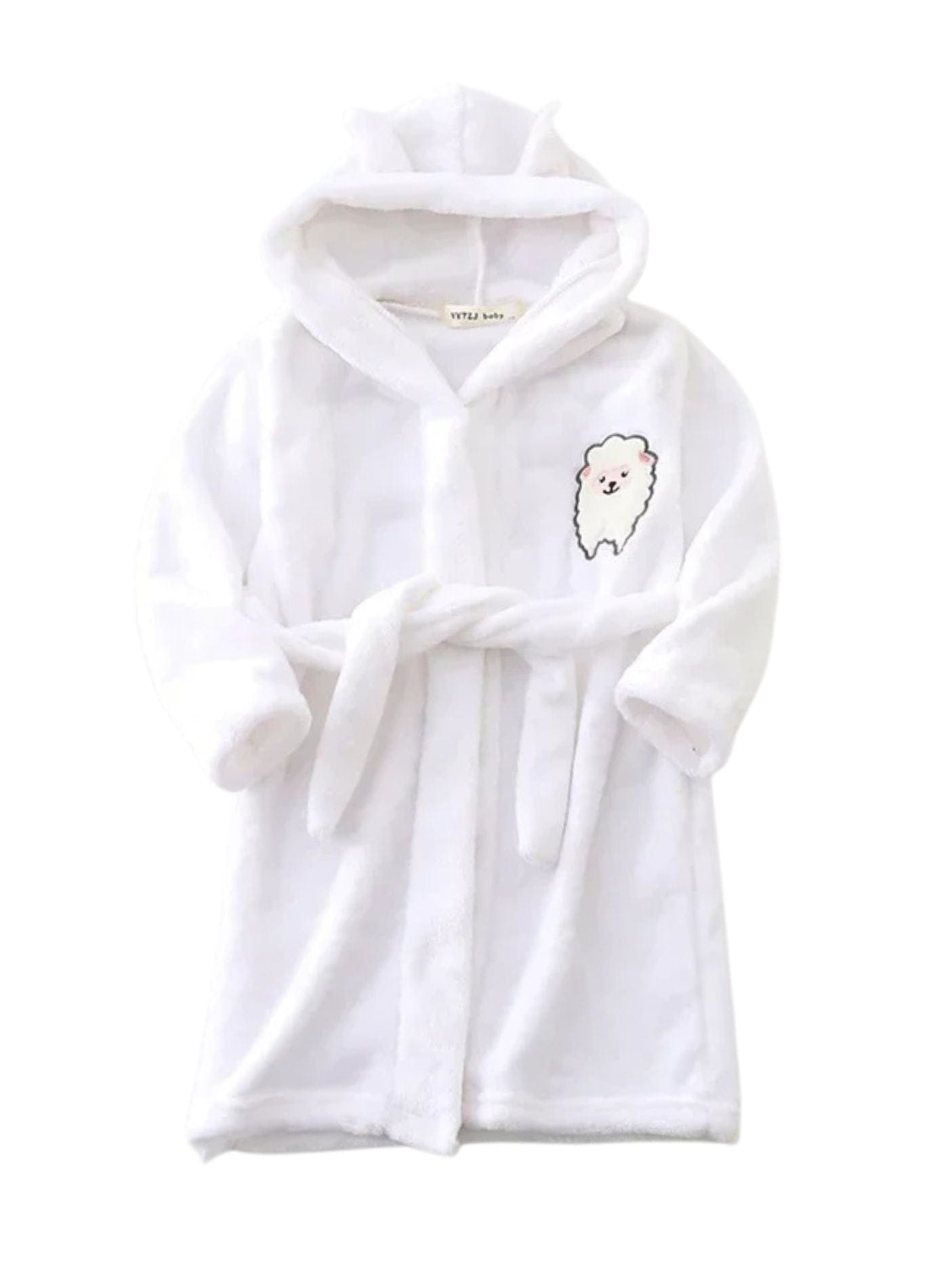 Peignoir Brodé Enfant | Peignoir d'Or Blanc / 18 - 24 mois (80 - 90 cm)