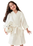 Peignoir Coton Enfant | Peignoir d'Or Blanc / 6A (100 - 120 cm)