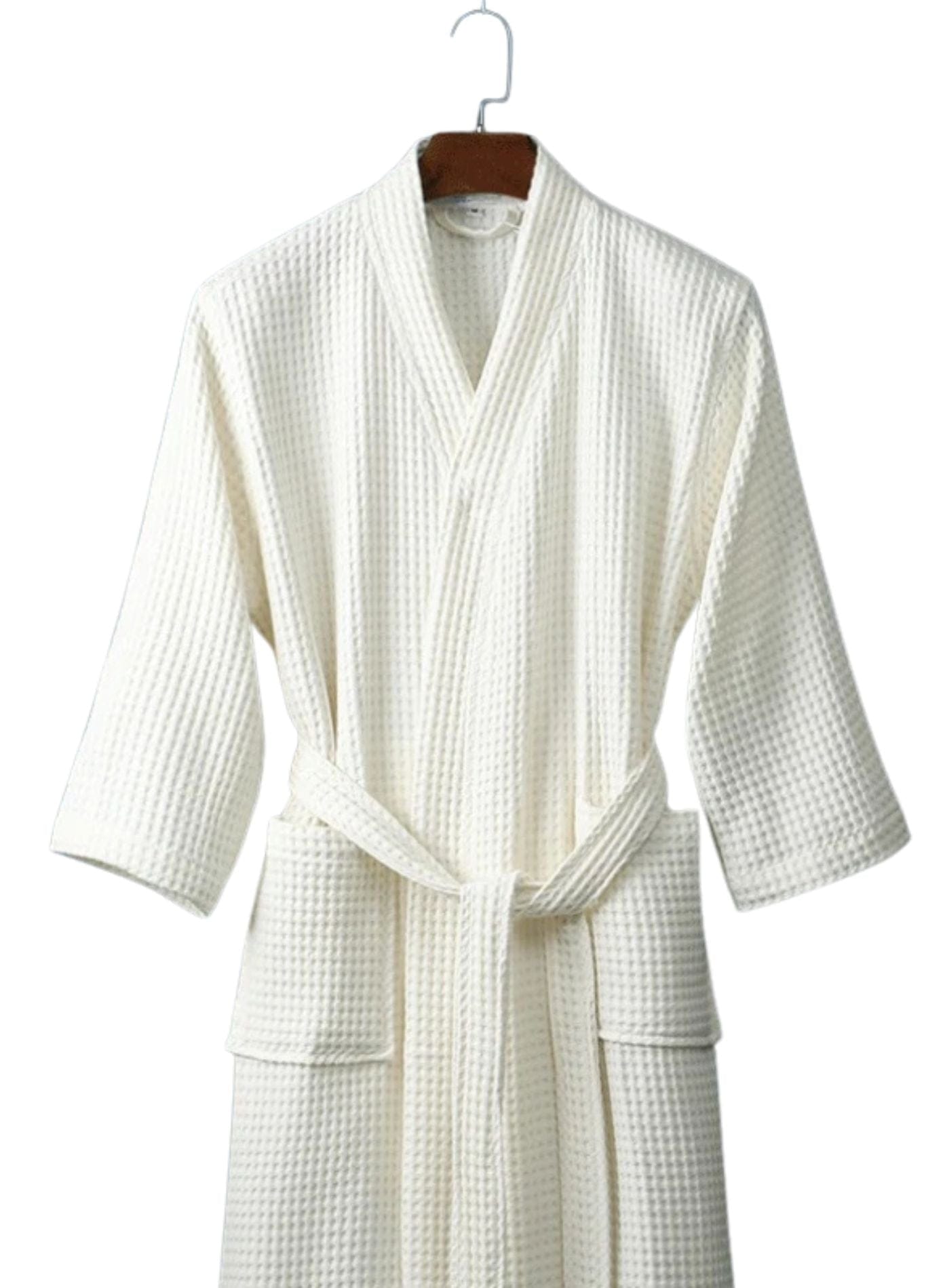 Peignoir Coton Nid d'Abeille | Peignoir d'Or Blanc / M