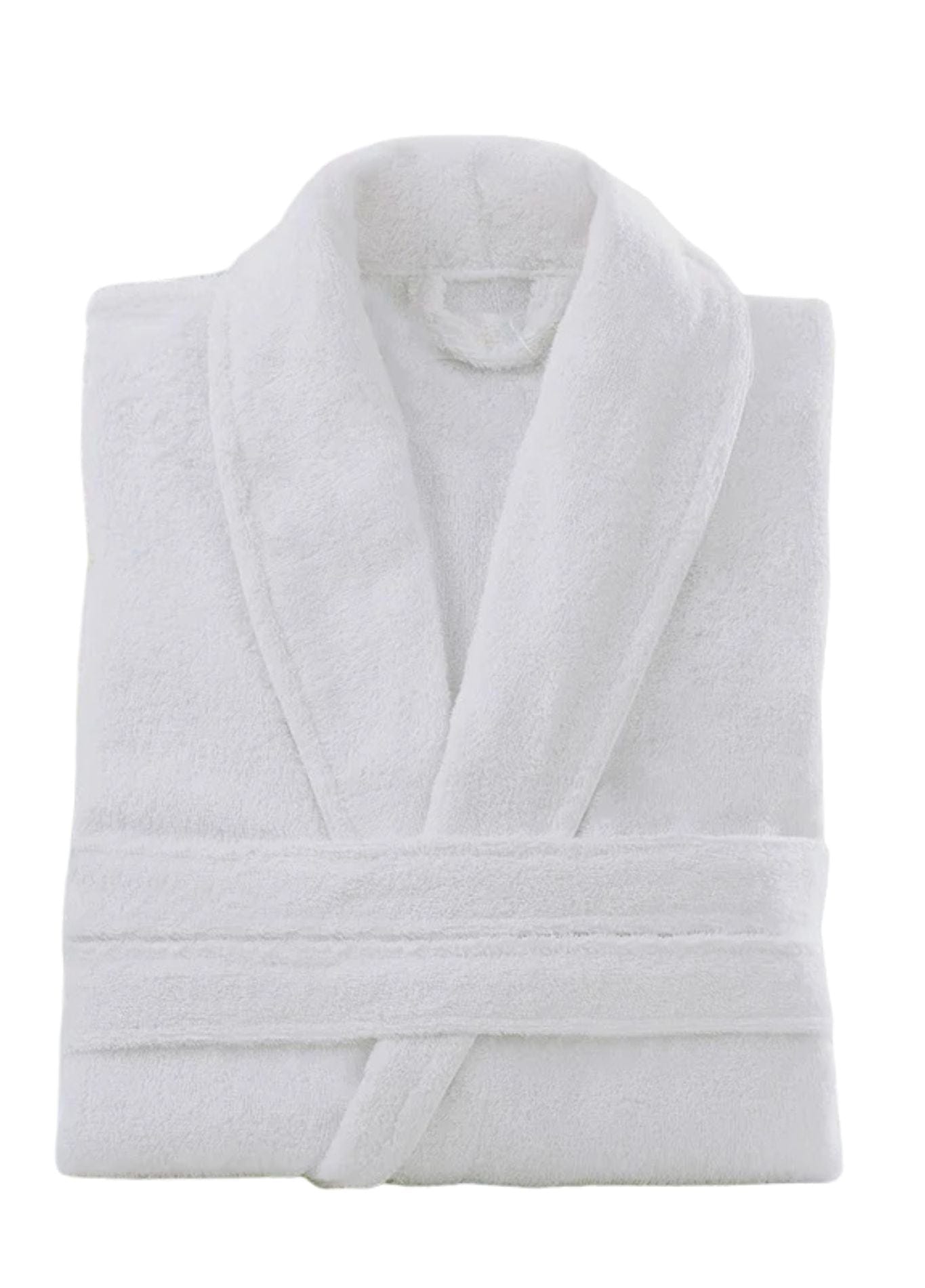 Peignoir Court Éponge Femme | Peignoir d'Or Blanc / L