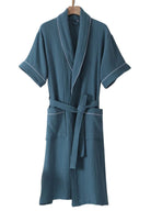Peignoir Court Femme | Peignoir d'Or Bleu / M