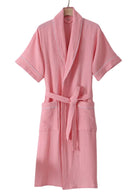 Peignoir Court Femme | Peignoir d'Or Rose / M