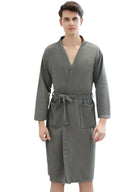Peignoir Court Homme | Peignoir d'Or Gris / M