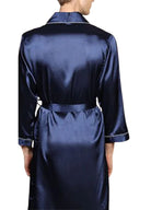 Peignoir Court Homme Satin | Peignoir d'Or