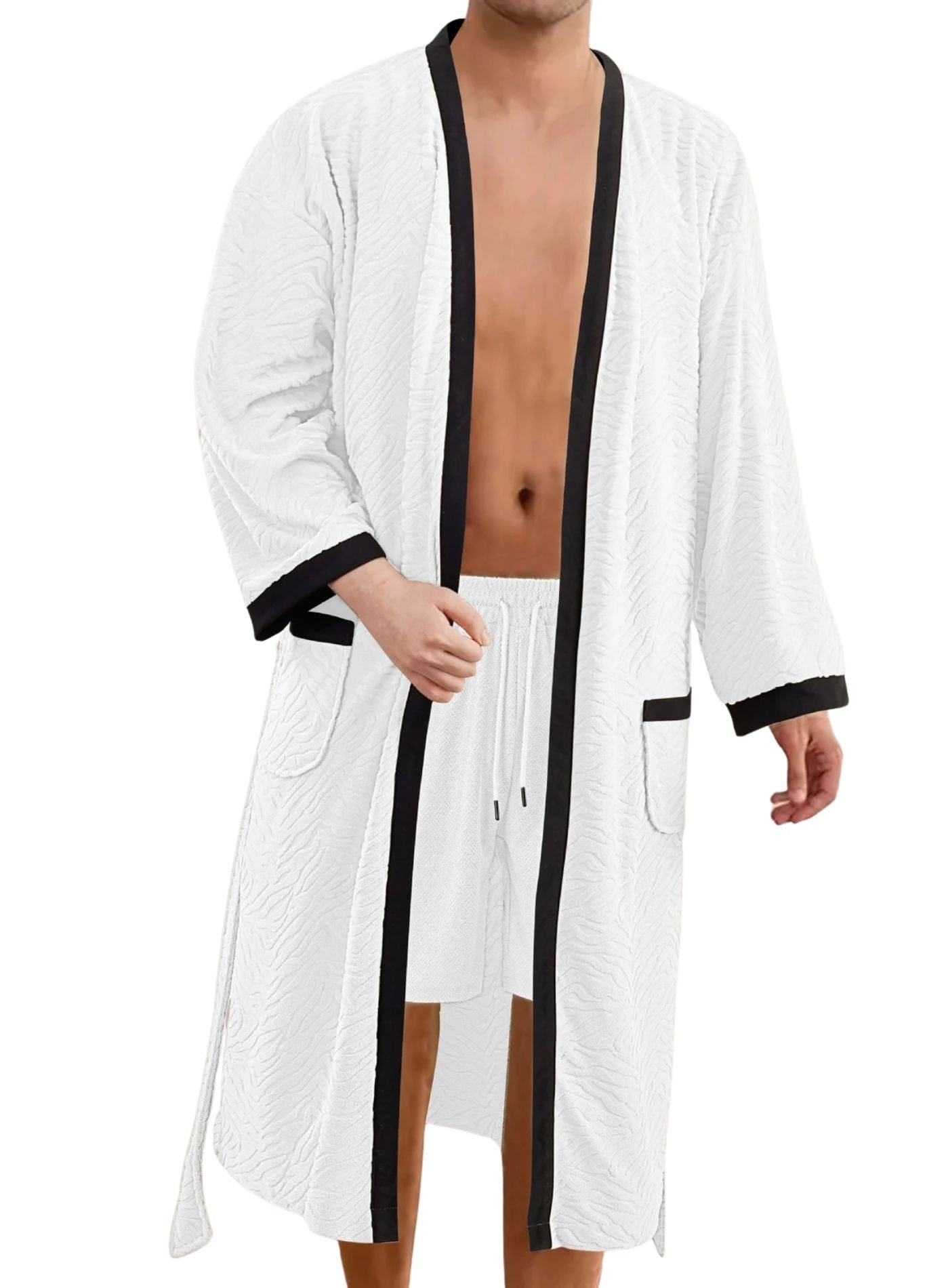 Peignoir d'Intérieur Homme | Peignoir d'Or Blanc / S