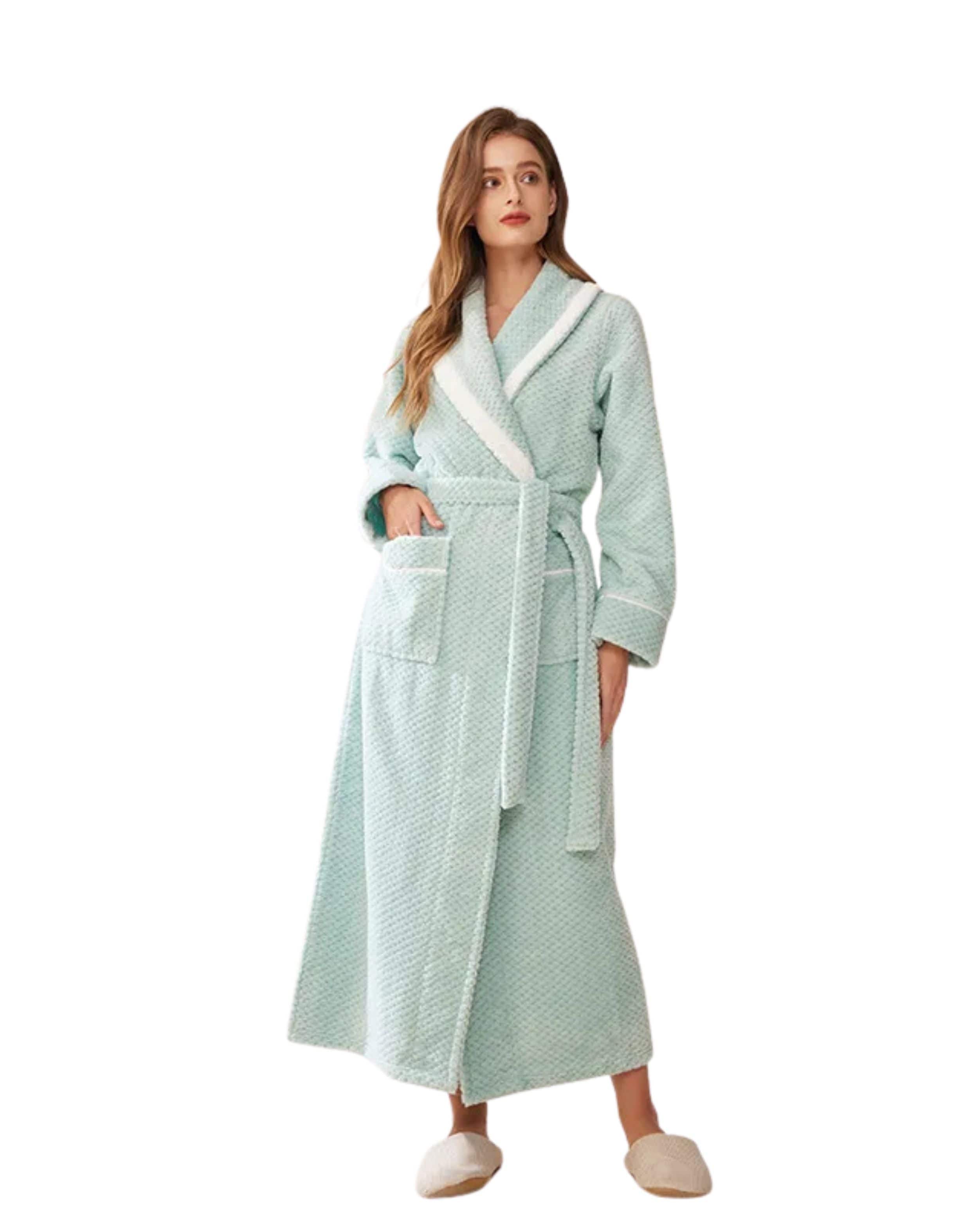 Peignoir de Bain Couple | Peignoir d'Or M / Vert Pastel