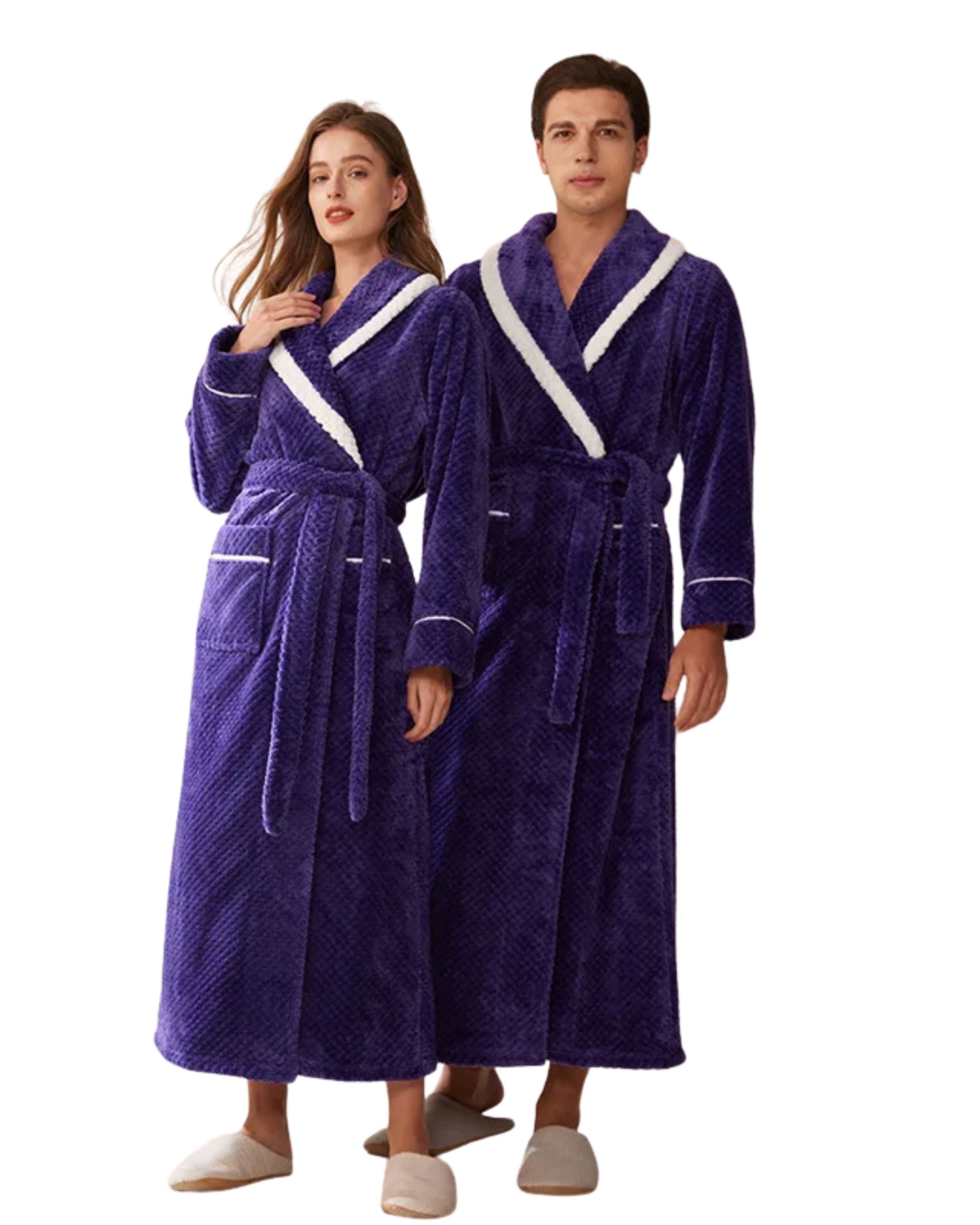 Peignoir de Bain Couple | Peignoir d'Or M / Violet