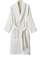 Peignoir de Bain Femme en Éponge | Peignoir d'Or Beige / M