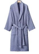 Peignoir de Bain Femme en Éponge | Peignoir d'Or Gris / M