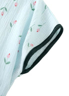 Peignoir de Bain Femme Manches Courtes | Peignoir d'Or