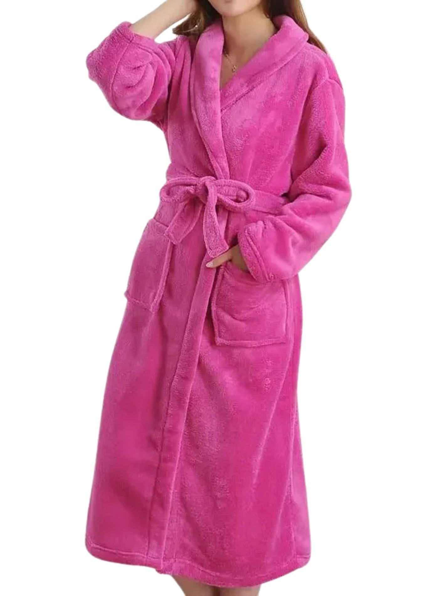 Peignoir de bain Femme Rose | Peignoir d'Or Fuchsia / M