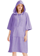 Peignoir de Plage Femme | Peignoir d'Or Violet / 110 x 75 cm