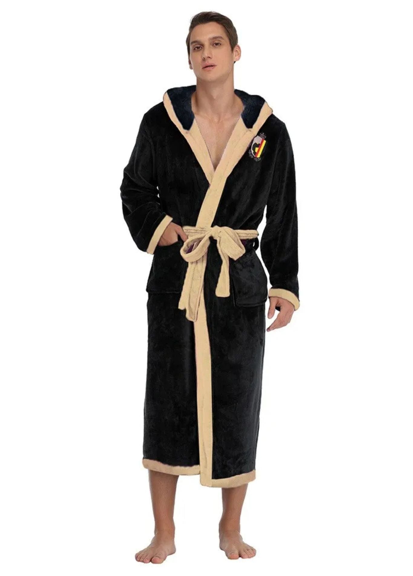 Peignoir Douche | Peignoir d'Or Noir et Or / S