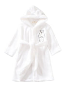 Peignoir Enfant Brodé | Peignoir d'Or Blanc / 2 ans (85 - 95 cm)