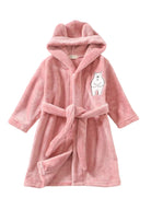 Peignoir Enfant Brodé | Peignoir d'Or Rose / 2 ans (85 - 95 cm)