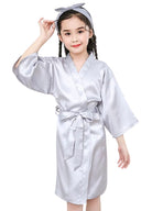 Peignoir Enfant Fille | Peignoir d'Or Argenté / 4A (90 - 100 cm)