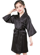 Peignoir Enfant Fille | Peignoir d'Or Noir / 4A (90 - 100 cm)