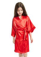 Peignoir Enfant Fille | Peignoir d'Or Rouge / 4A (90 - 100 cm)