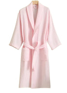 Peignoir Femme 100 Coton | Peignoir d'Or Rose Pâle / M