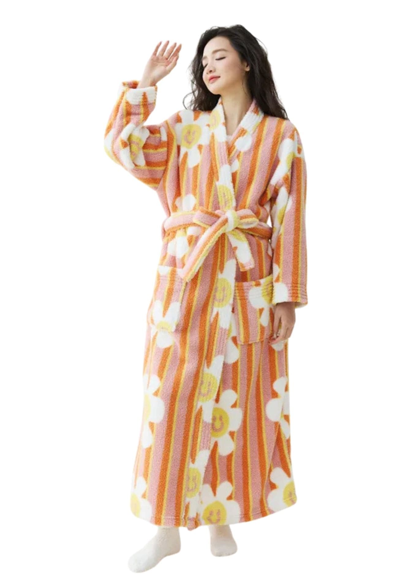 Peignoir Femme Fleuri | Peignoir d'Or