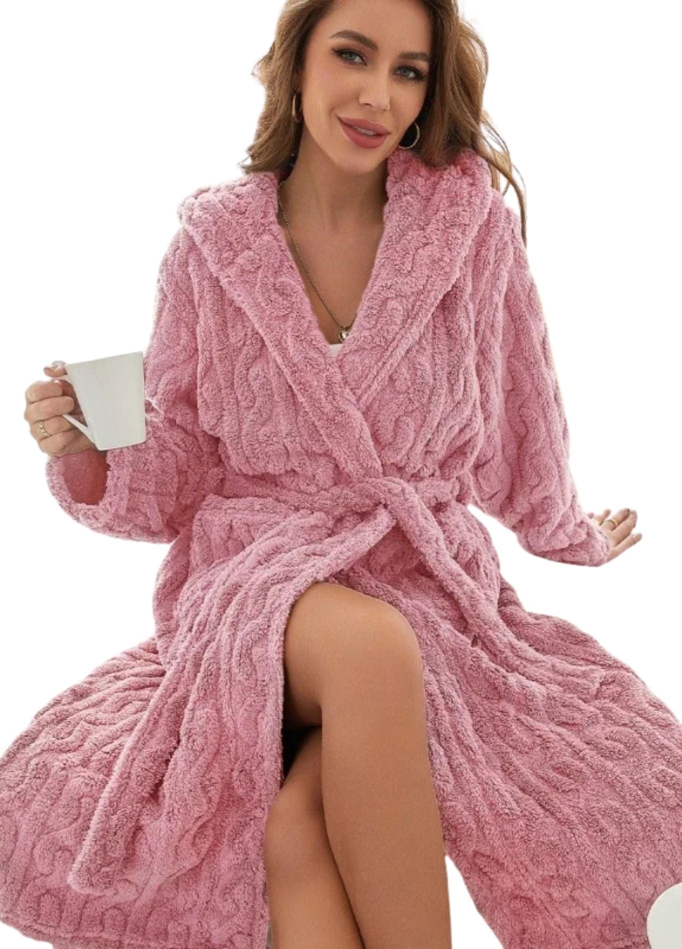 Peignoir Femme Rose | Peignoir d'Or