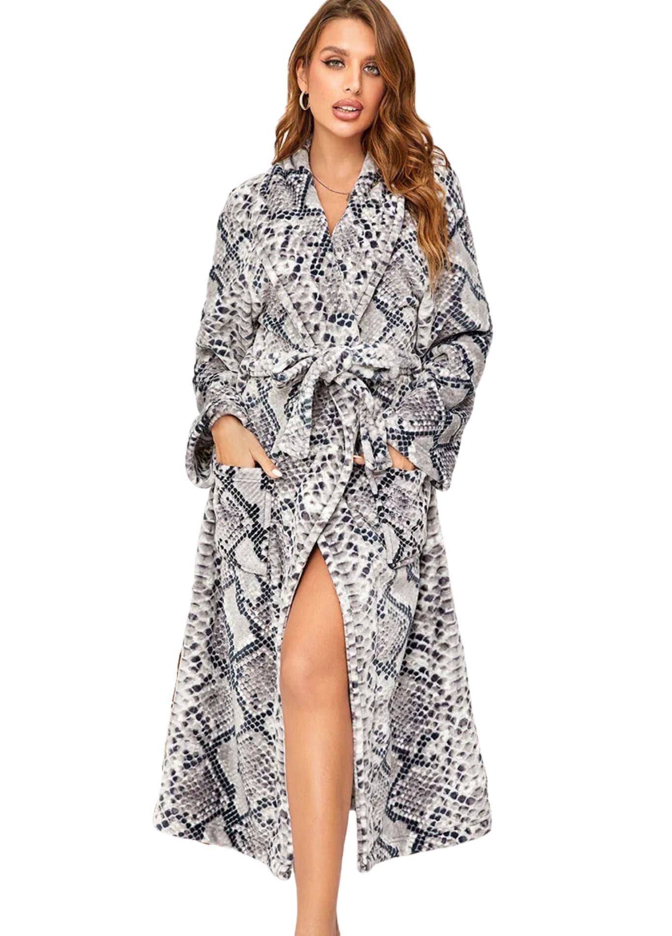 Peignoir Femme Tout Doux | Peignoir d'Or S / Python