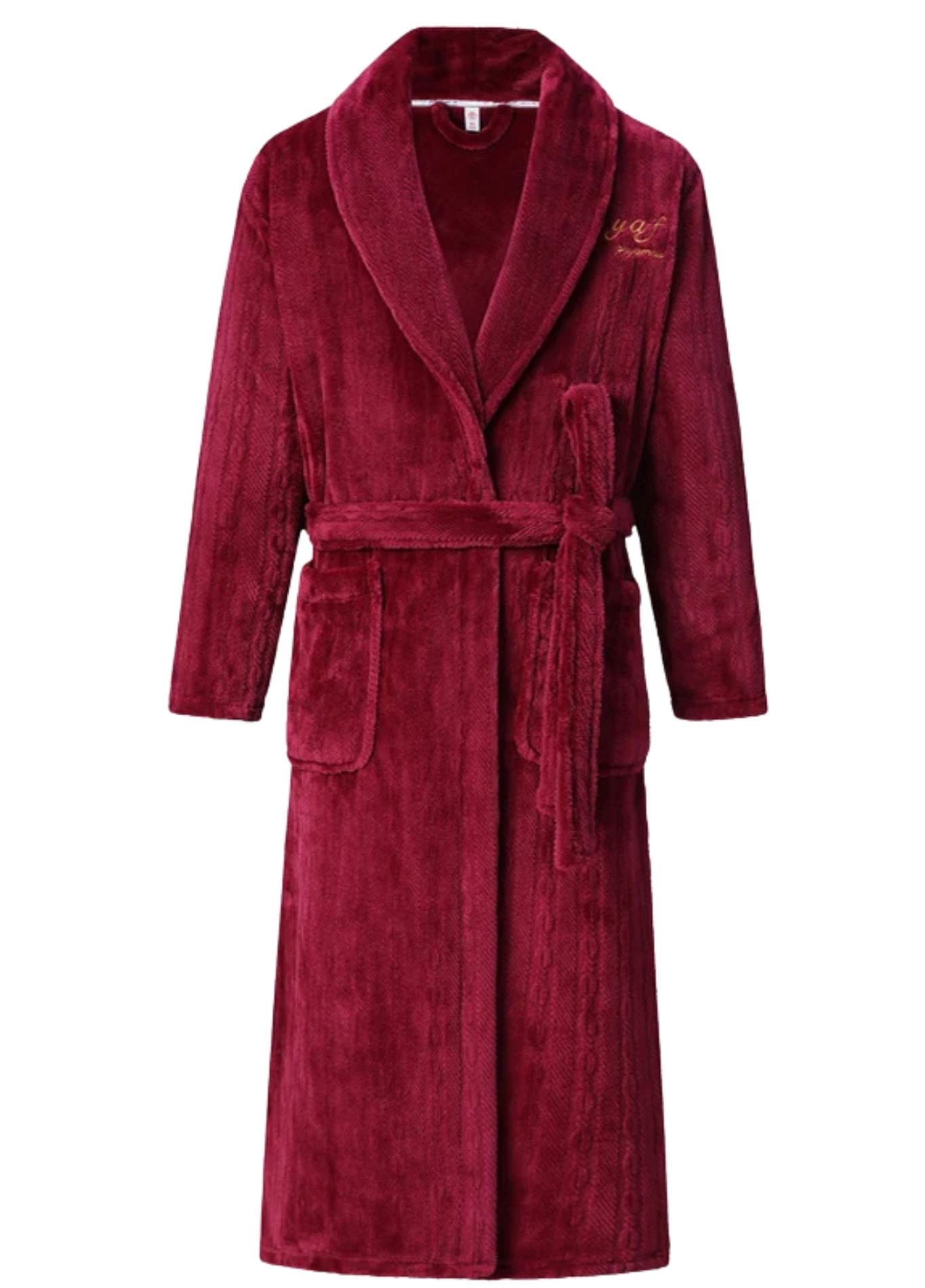 Peignoir Grande Taille pour Homme | Peignoir d'Or Souverain Suprême / L