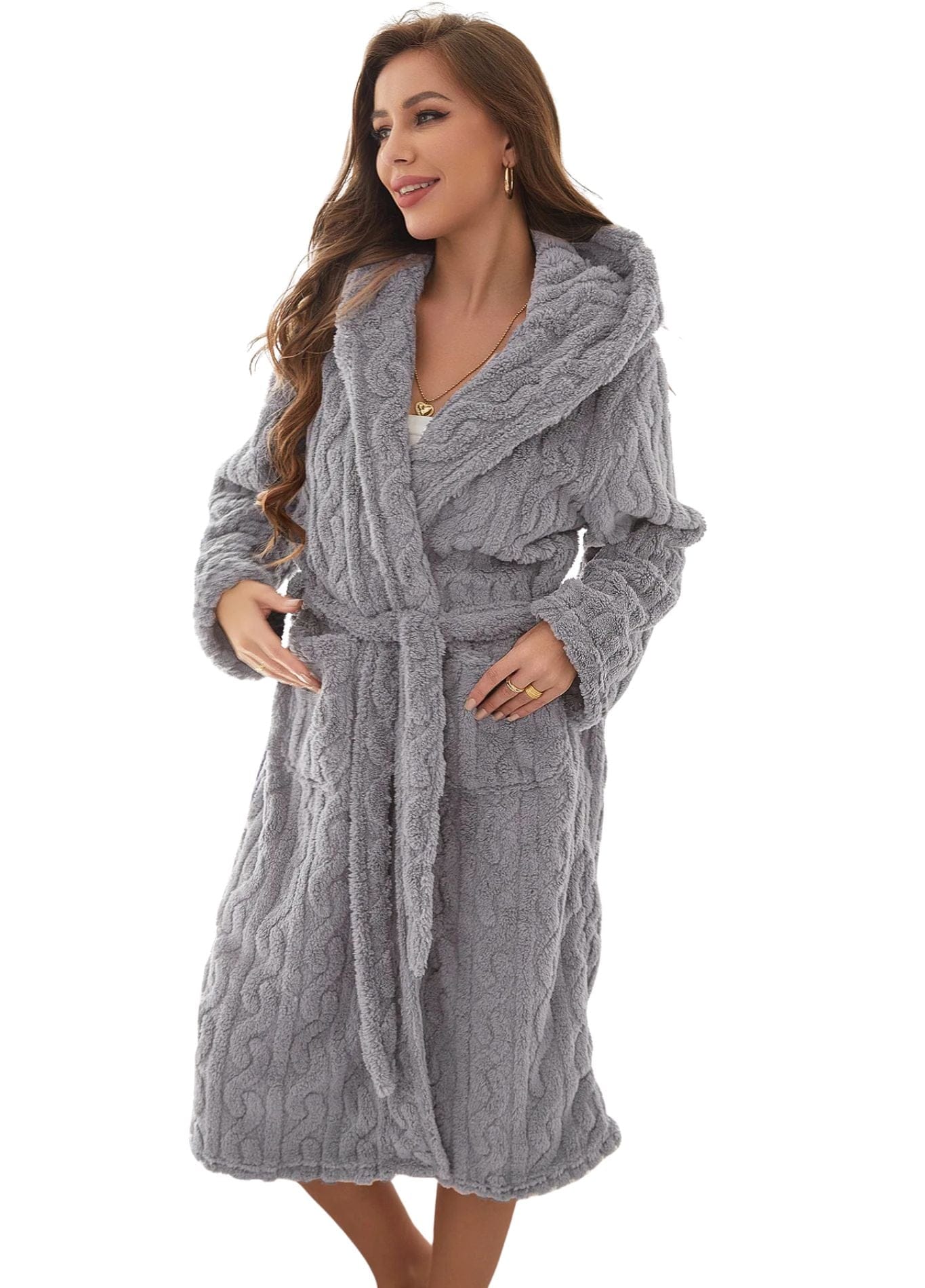  Peignoir Gris | Peignoir d'Or