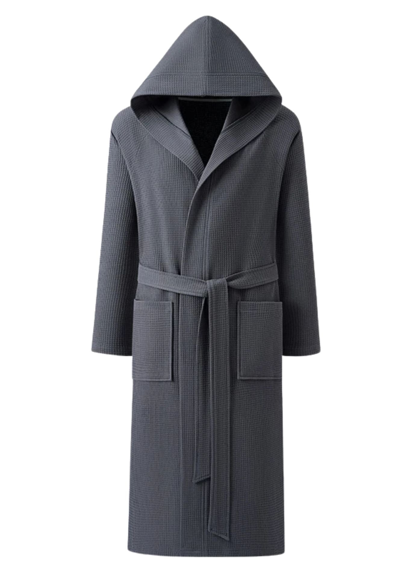 Peignoir Homme Capuche Luxe | Peignoir d'Or Gris / L