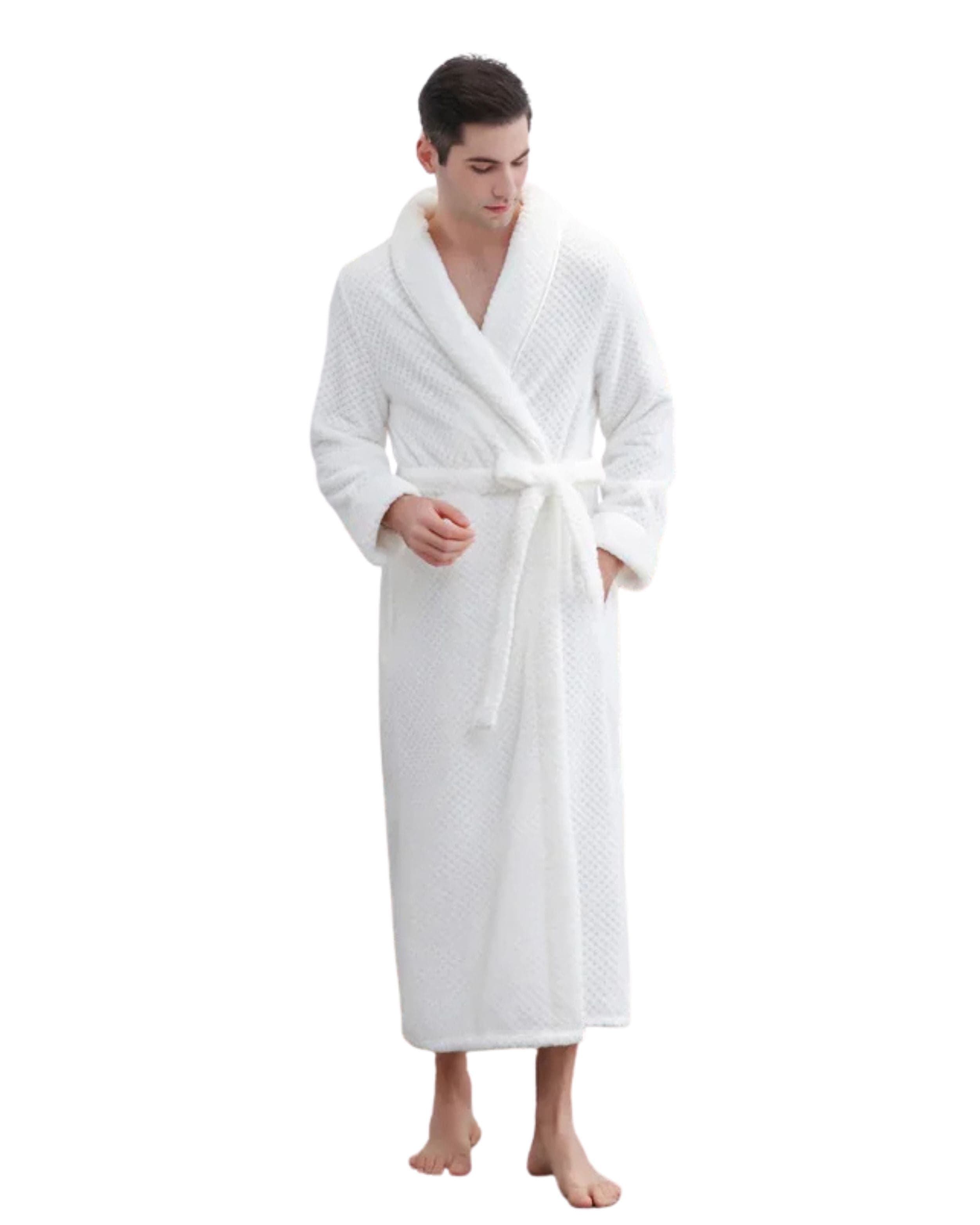 Peignoir Homme et Femme | Peignoir d'Or Blanc / M