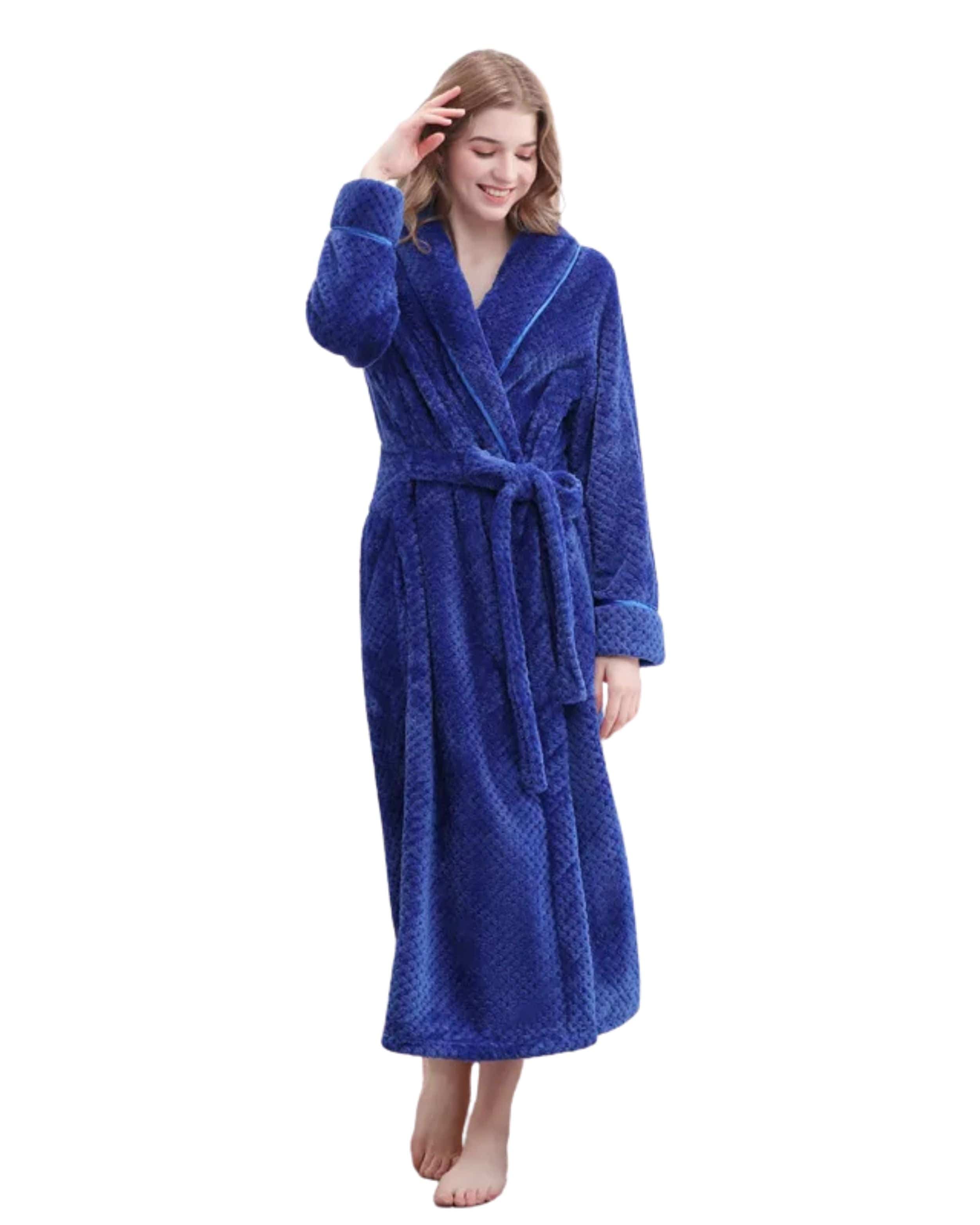 Peignoir Homme et Femme | Peignoir d'Or Bleu Électrique / M