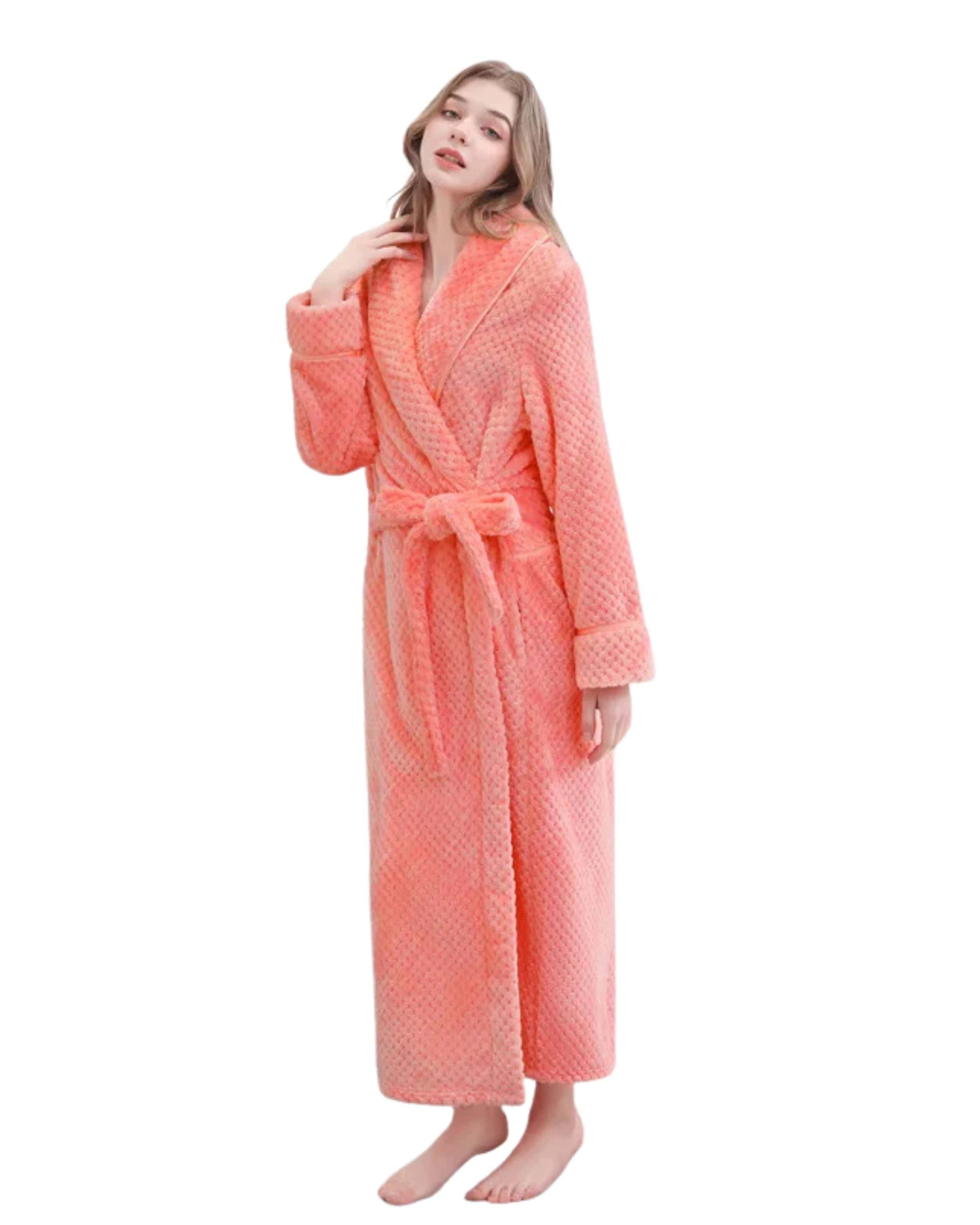 Peignoir Homme et Femme | Peignoir d'Or Saumon / M