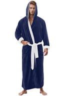 Peignoir Homme Noir | Peignoir d'Or Bleu / S