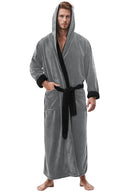 Peignoir Homme Noir | Peignoir d'Or Gris Foncé / S