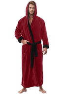 Peignoir Homme Noir | Peignoir d'Or Rouge / S
