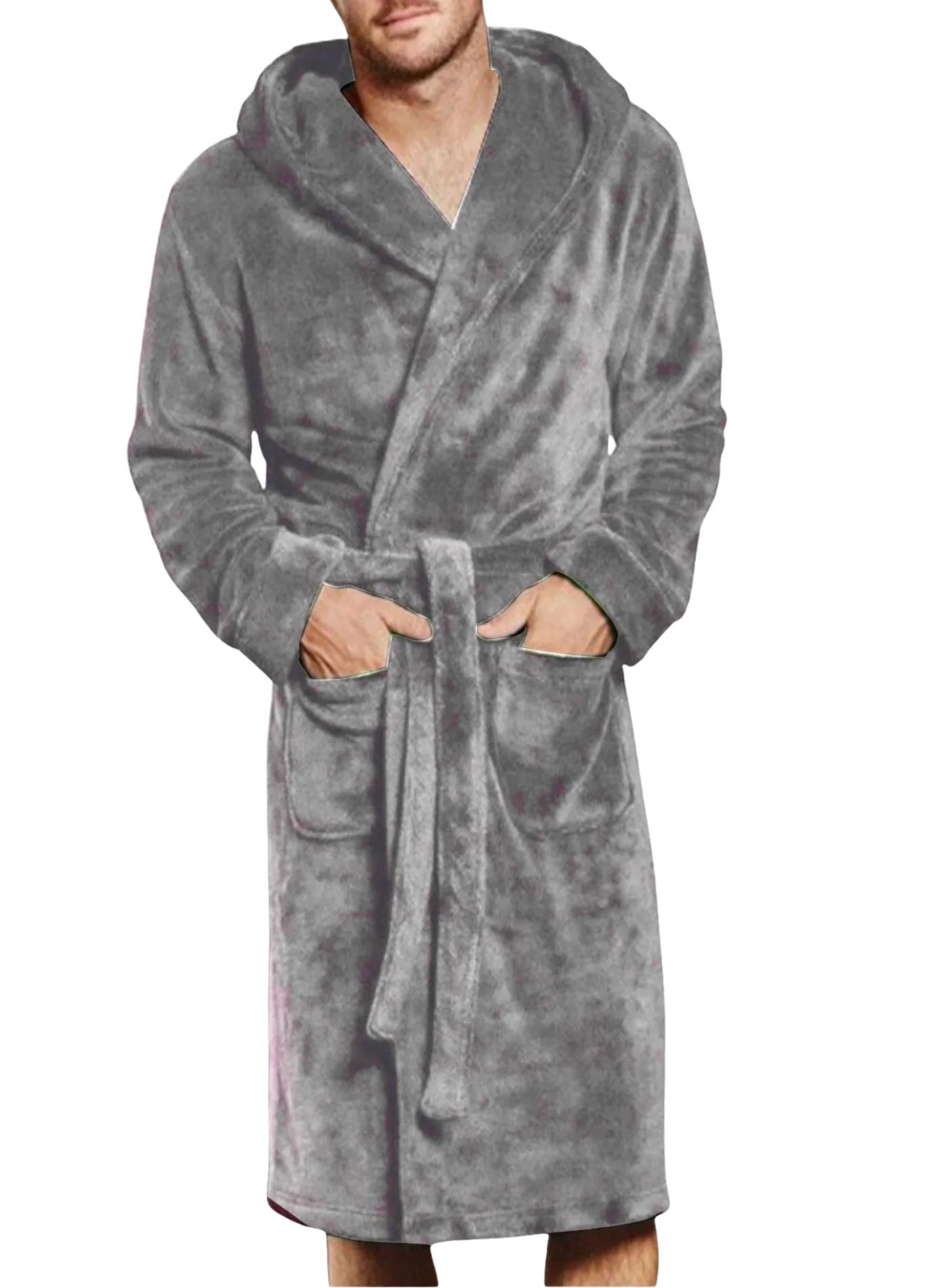 Peignoir Homme XXL | Peignoir d'Or Gris / S