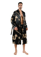 Peignoir Japonais Homme | Peignoir d'Or Noir / M