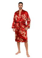 Peignoir Japonais Homme | Peignoir d'Or Rouge / M