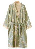 Peignoir Kimono Femme | Peignoir d'Or Brise de Menthe / M