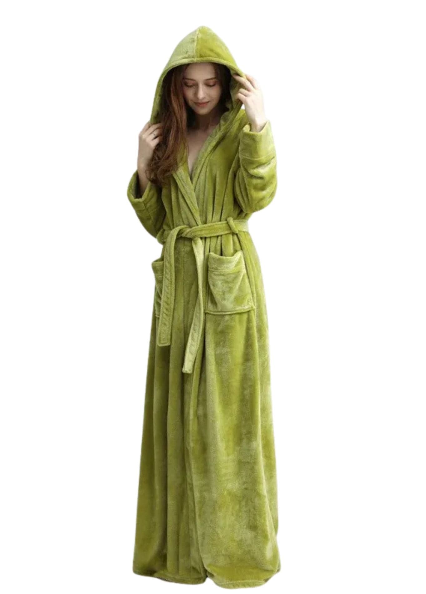 Peignoir Long | Peignoir d d'Or Vert / M
