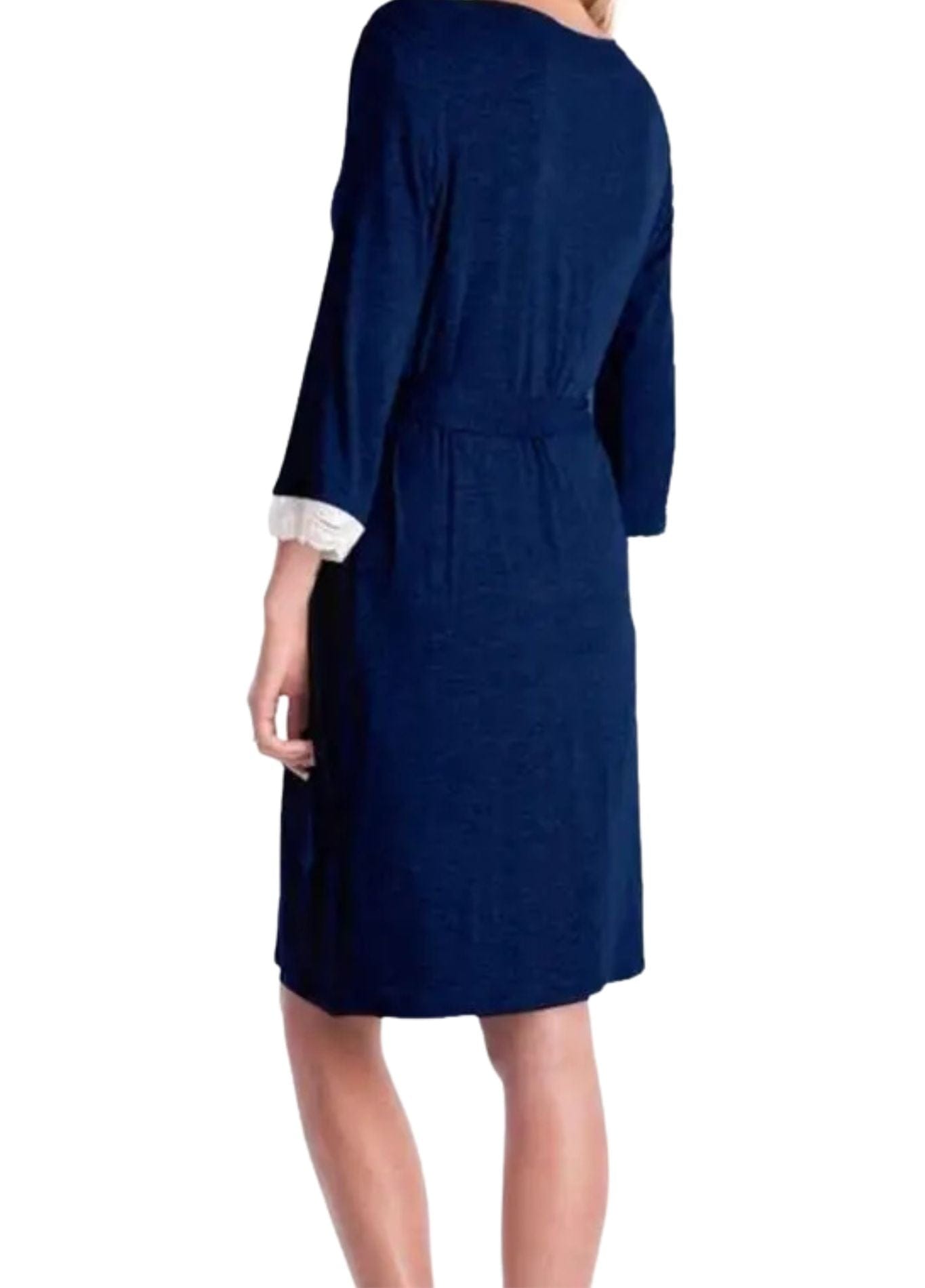 Peignoir Maternité | Peignoir d'Or S / Bleu Marine