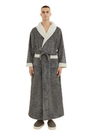 Peignoir Original pour Homme | Peignoir d'Or Gris Foncé / M
