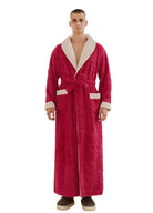 Peignoir Original pour Homme | Peignoir d'Or Rouge Rose / M