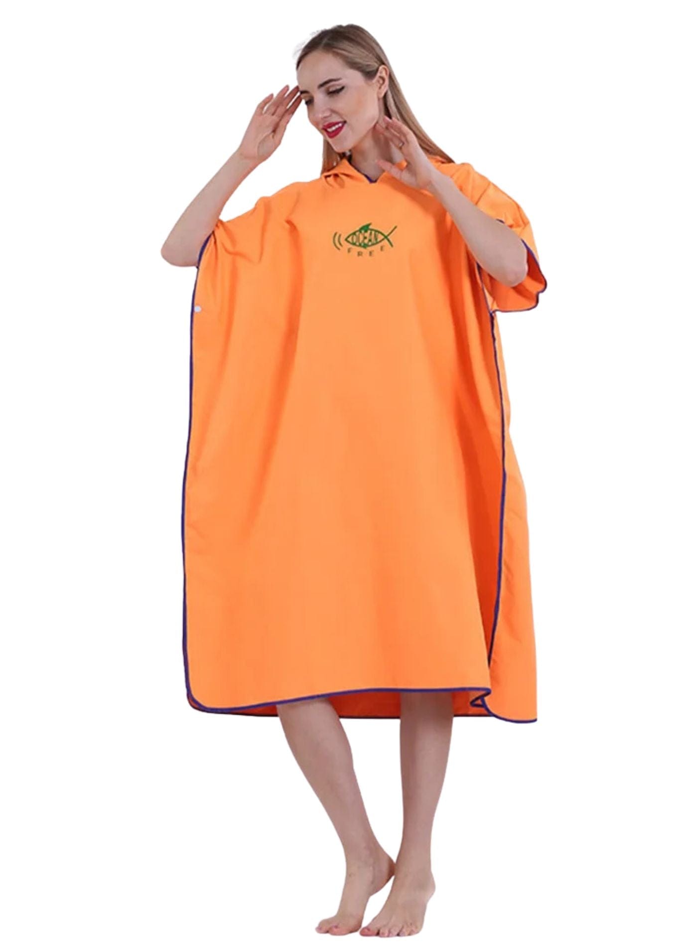 Peignoir Piscine | Peignoir d'Or Orange