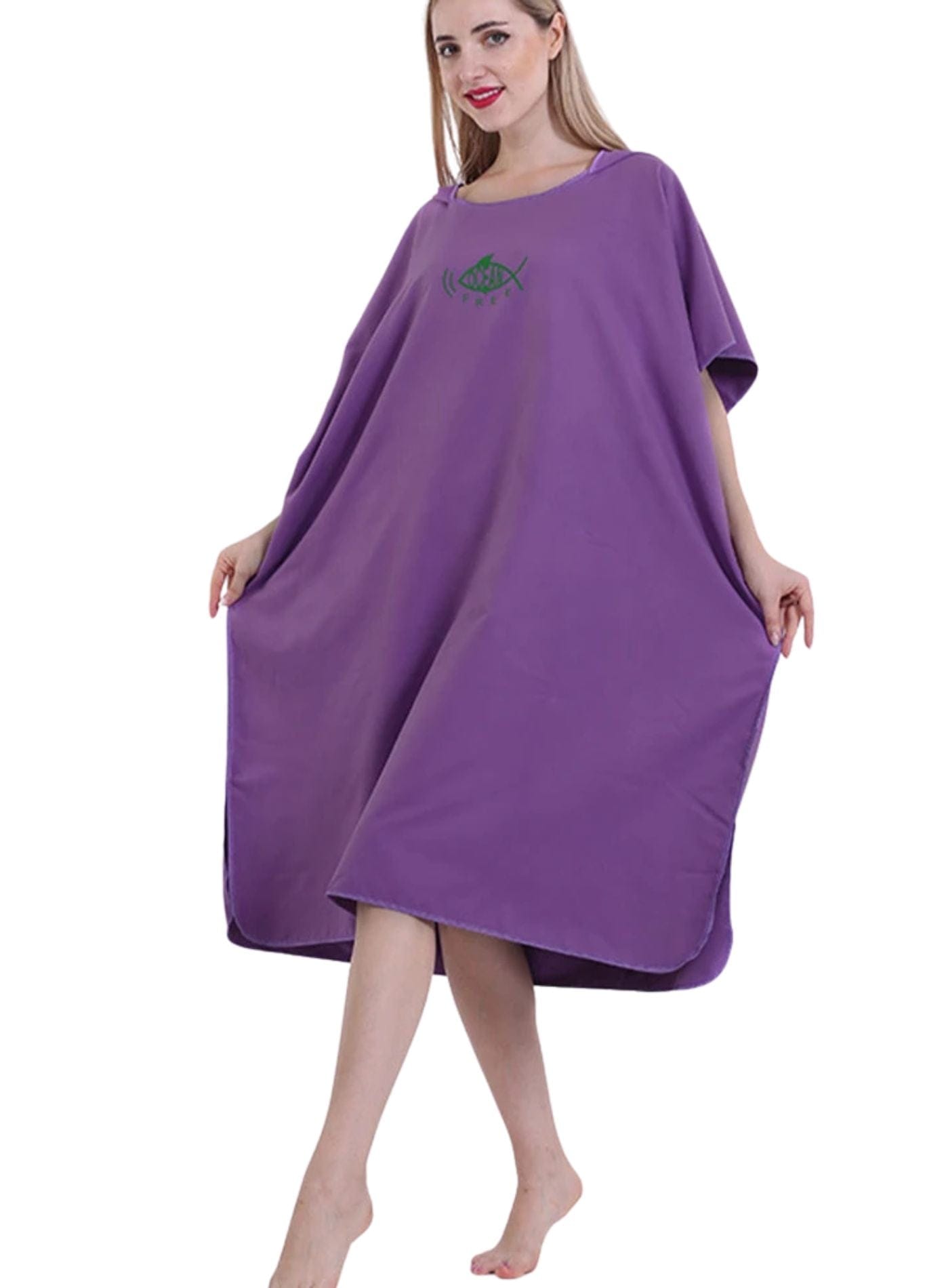 Peignoir Piscine | Peignoir d'Or Violet