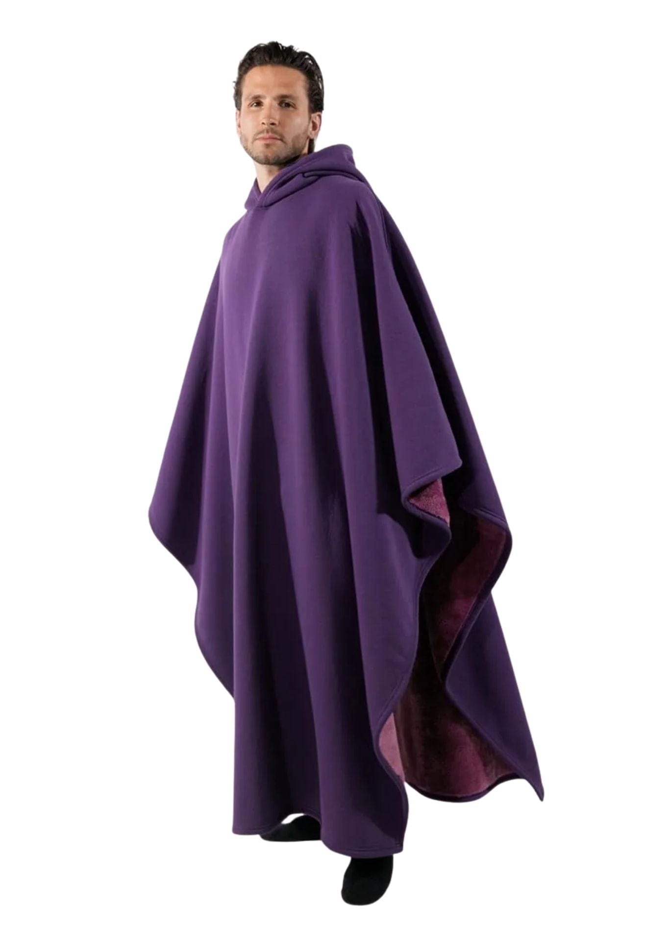Peignoir Poncho | Peignoir d'Or Violet / Taille Unique