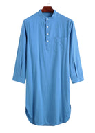Peignoir pour Homme en Coton | Peignoir d'Or Bleu / M
